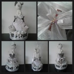 3 laag uni Pip (Woezel en Pip)